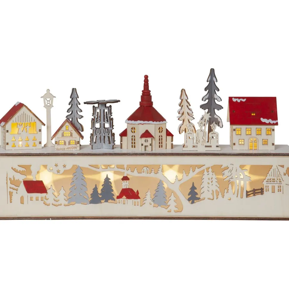 LED-pöytäkoriste Star Trading Rosenheim 45x22 cm
