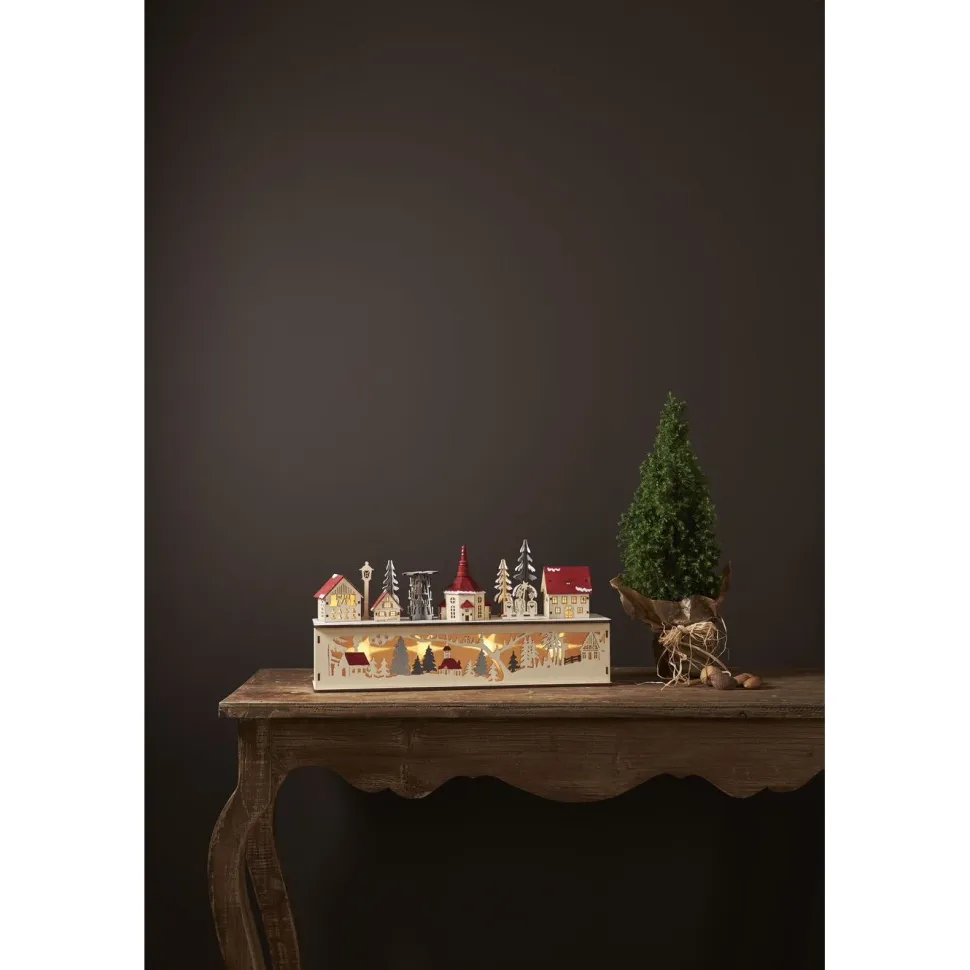 LED-pöytäkoriste Star Trading Rosenheim 45x22 cm