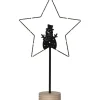 LED-pöytätähti Star Trading Glimta, lumiukko