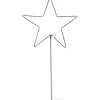 LED-pöytätähti Star Trading Mira 33x65 cm musta