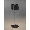 LED-pöytävalaisin Konstsmide Capri ladattava musta