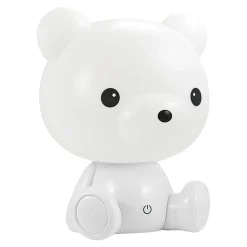 LED-pöytävalaisin Polux Polar Bear 2,5W IP20 255x190x160 mm muovi valkoinen