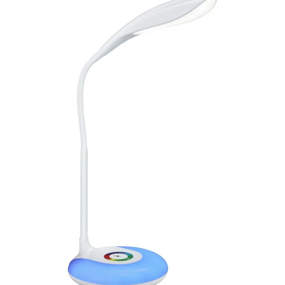 LED-pöytävalaisin Trio Krait RGB valkoinen