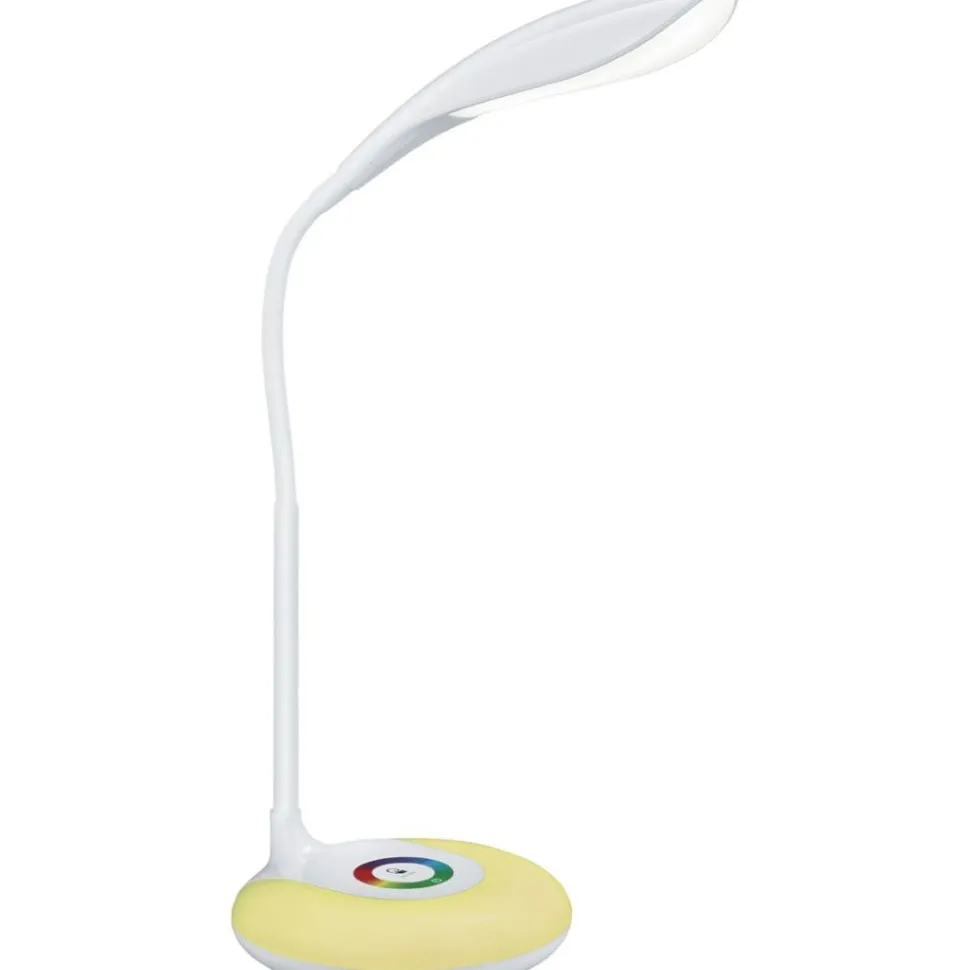 LED-pöytävalaisin Trio Krait RGB valkoinen