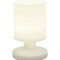 LED-pöytävalaisin Trio Lora Ø 130x205 mm valkoinen
