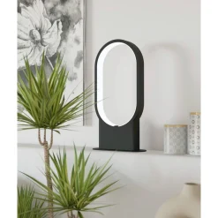 LED-Pöytävalaisin Eglo Codriales 10.8W 20,5x8x38cm musta/valkoinen