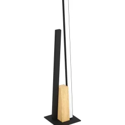 LED-Pöytävalaisin Eglo Panagria 6.8W 7,5x4,5x45,5cm musta/puu