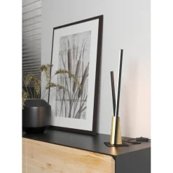 LED-Pöytävalaisin Eglo Panagria 6.8W 7,5x4,5x45,5cm musta/puu