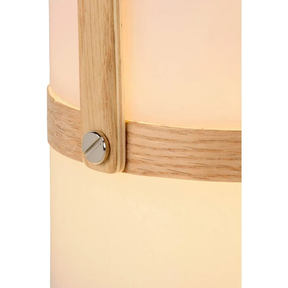 LED-pöytävalaisin Lucide Joe Ø14,5x26,5cm 3W himmennettävä valkoinen