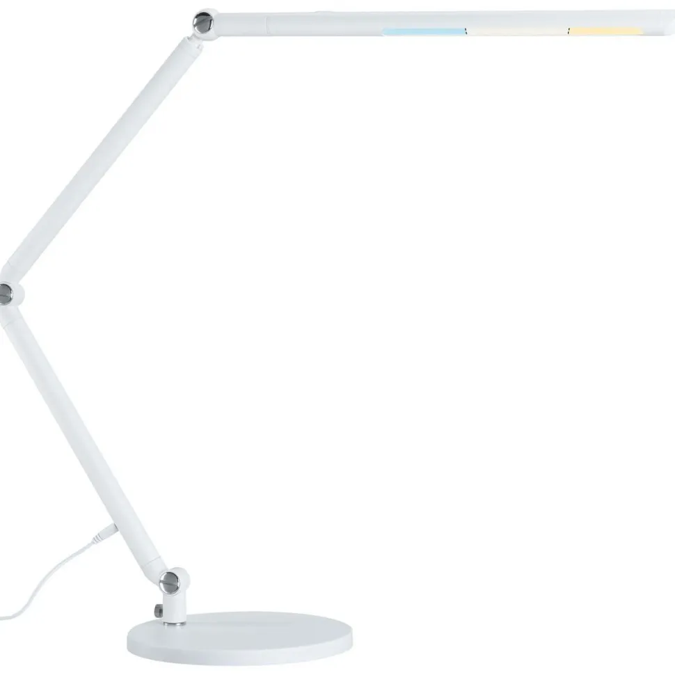 LED-Pöytävalaisin Paulmann AS FlexBar himmennettävä valkoinen