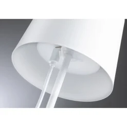 LED-pöytävalaisin Paulmann Gilo 35cm USB-ladattava IP44 2700K himmennettävä valkoinen