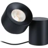 LED-pöytävalaisin Paulmann Puric Pane, 2700K, 300lm, 3W, himmennettävä, musta