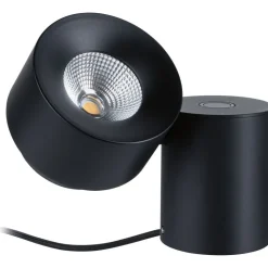 LED-pöytävalaisin Paulmann Puric Pane, 2700K, 300lm, 3W, himmennettävä, musta