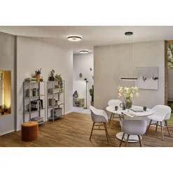 LED-pöytävalaisin Paulmann Puric Pane, 2700K, 300lm, 3W, himmennettävä, musta