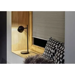 LED-pöytävalaisin Paulmann Puric Pane, 2700K, 400lm, 5,5W, himmennettävä, musta