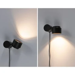 LED-pöytävalaisin Paulmann Puric Pane, Smart Home Zigbee 3.0, 2700K, 300lm, 3W, musta