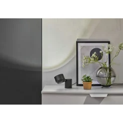 LED-pöytävalaisin Paulmann Puric Pane, Smart Home Zigbee 3.0, 2700K, 300lm, 3W, musta