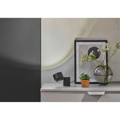 LED-pöytävalaisin Paulmann Puric Pane, Smart Home Zigbee 3.0, 2700K, 300lm, 3W, musta