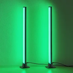 LED-pöytävalaisin Trio Boy, 2 kpl, musta, RGB