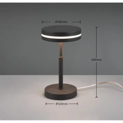 LED-pöytävalaisin Trio Franklin LED eri värejä