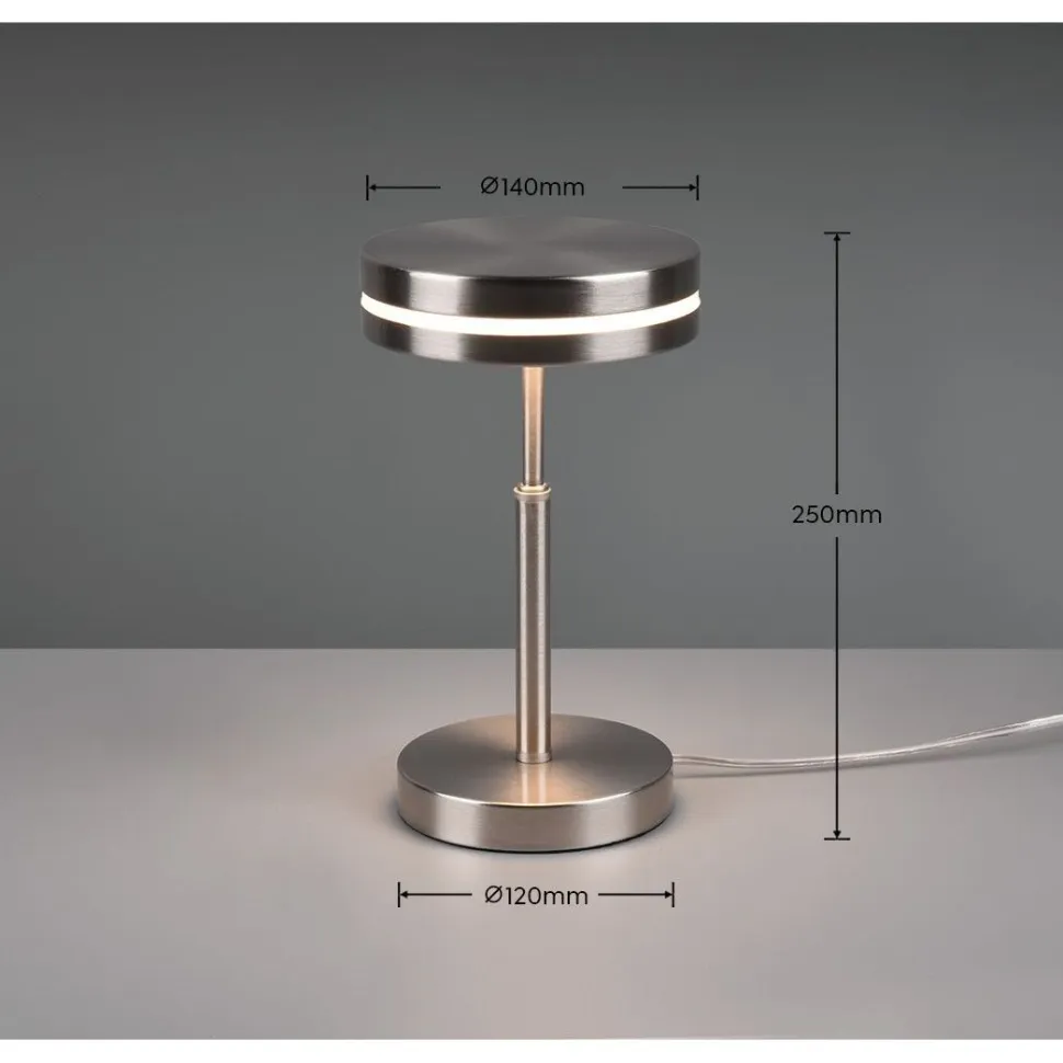 LED-pöytävalaisin Trio Franklin LED eri värejä