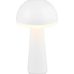 LED-pöytävalaisin Trio Fungo, hiekka, ladattava