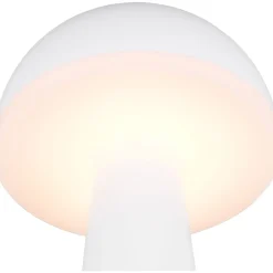 LED-pöytävalaisin Trio Fungo, hiekka, ladattava