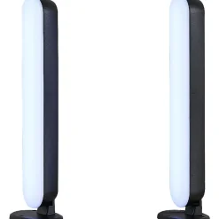 LED-pöytävalaisin Trio Game, 2 kpl, musta, RGB