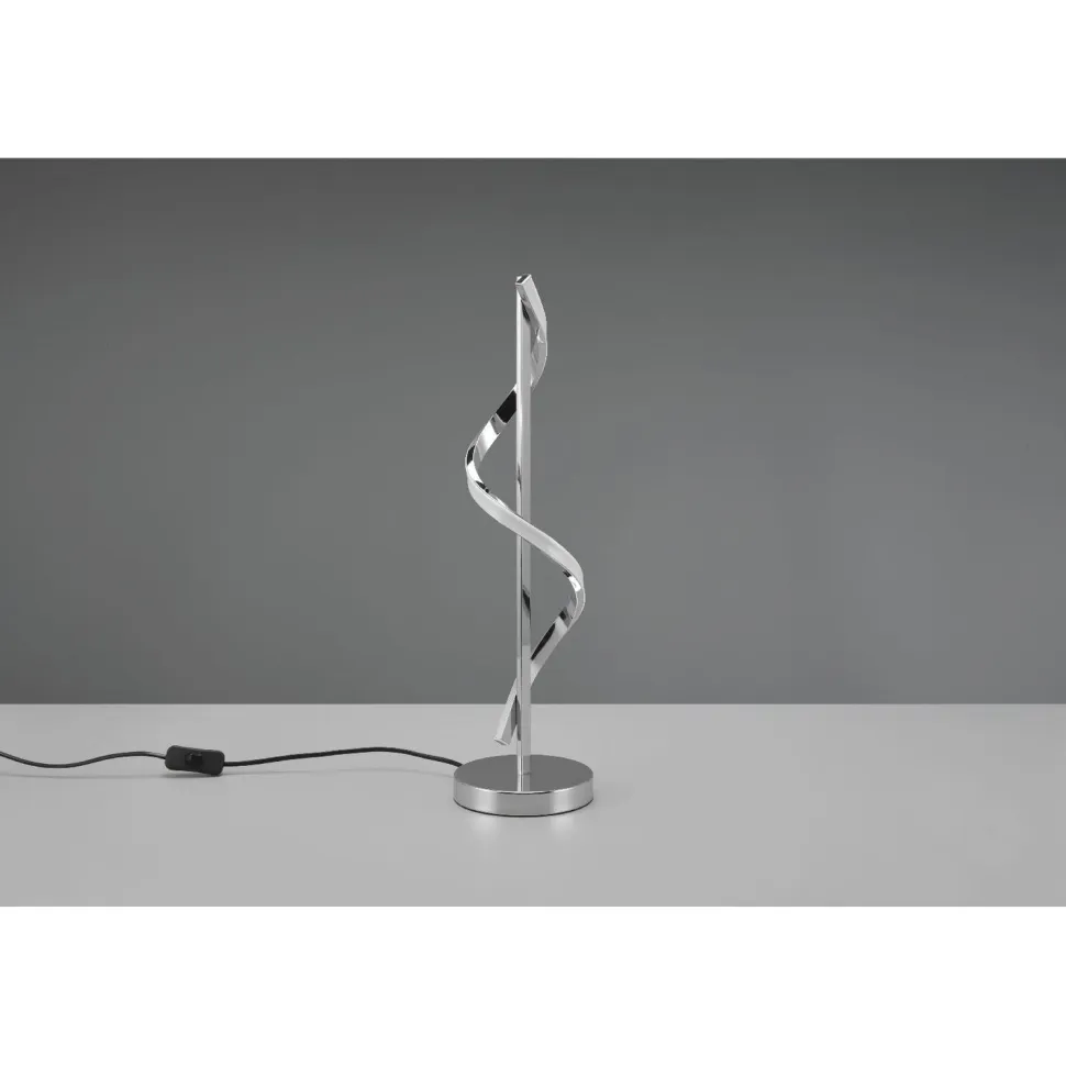 LED-pöytävalaisin Trio Isabel, kromi, 4000K