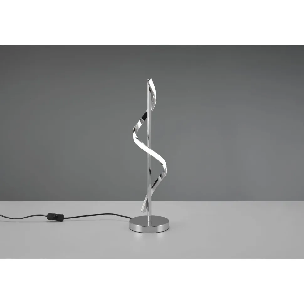 LED-pöytävalaisin Trio Isabel, kromi, 4000K