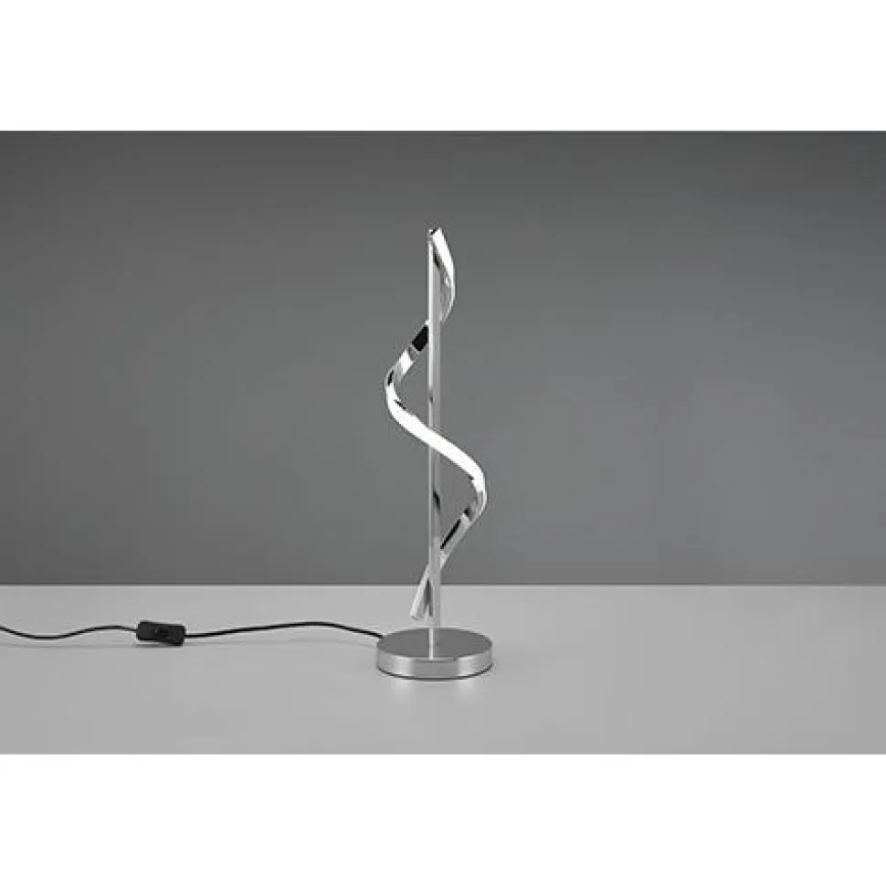LED-pöytävalaisin Trio Isabel, kromi, 4000K