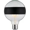 LED-rengaspeililamppu Paulmann Modern Classic Edition Globe, E27, 640lm, 6.5W, 2700K, himmennettävä, mattamusta