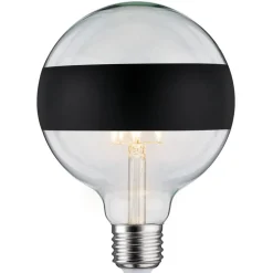 LED-rengaspeililamppu Paulmann Modern Classic Edition Globe, E27, 640lm, 6.5W, 2700K, himmennettävä, mattamusta