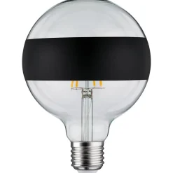 LED-rengaspeililamppu Paulmann Modern Classic Edition Globe, E27, 640lm, 6.5W, 2700K, himmennettävä, mattamusta