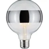 LED-rengaspeililamppu Paulmann Modern Classic Edition Globe, E27, 640lm, 6.5W, 2700K, himmennettävä, hopea