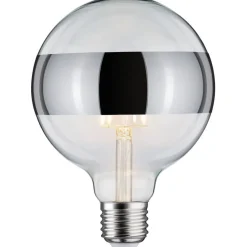LED-rengaspeililamppu Paulmann Modern Classic Edition Globe, E27, 640lm, 6.5W, 2700K, himmennettävä, hopea