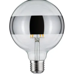 LED-rengaspeililamppu Paulmann Modern Classic Edition Globe, E27, 640lm, 6.5W, 2700K, himmennettävä, hopea