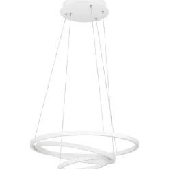 LED-Riippuvalaisin Eglo connect.z Lobinero-z 43.2W Ø58cm musta/valkoinen