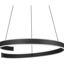 LED-Riippuvalaisin Eglo connect.z Andabaia-z 42.5W Ø60cm musta/valkoinen