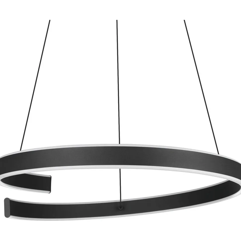 LED-Riippuvalaisin Eglo connect.z Andabaia-z 42.5W Ø60cm musta/valkoinen