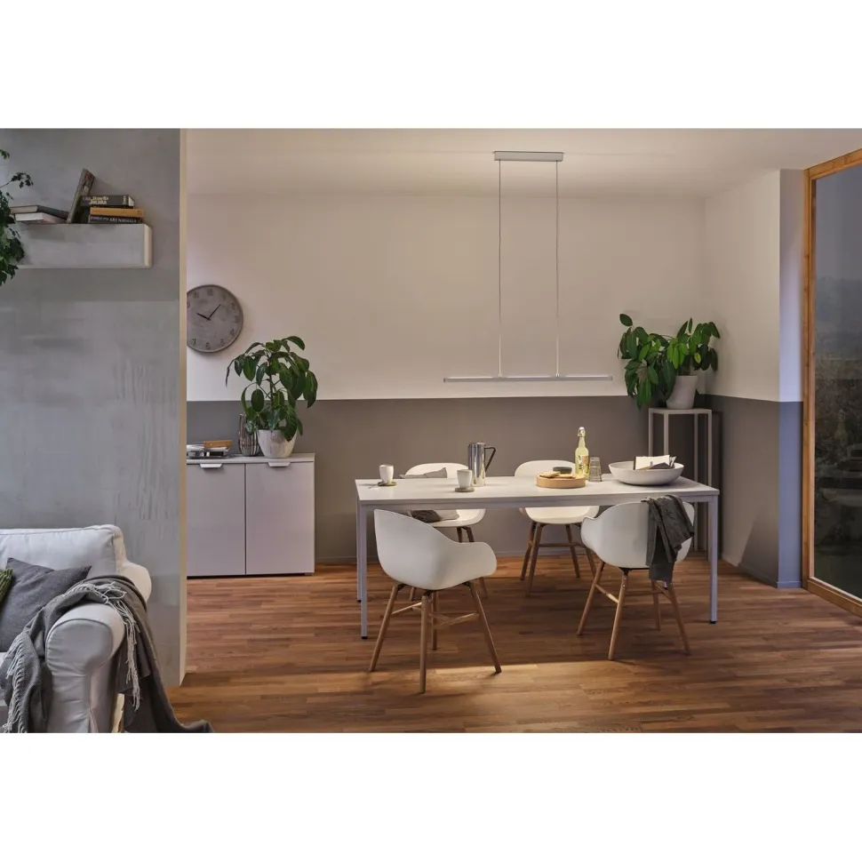 LED-riippuvalaisin Paulmann Lento, Smart Home Zigbee 3.0, säädettävä värilämpötila, himmennettävä, mattamusta