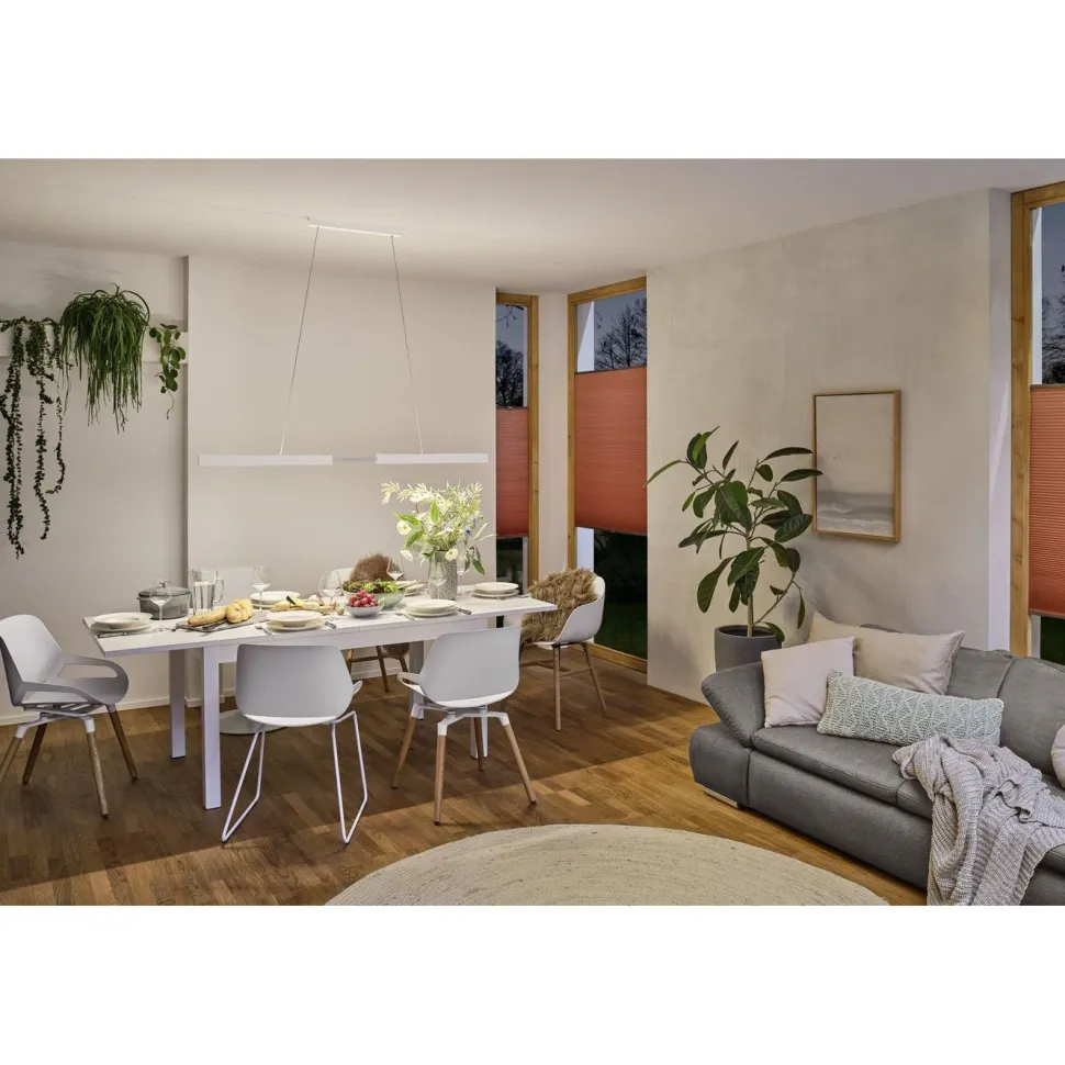 LED-riippuvalaisin Paulmann Aptare, Smart Home Zigbee 3.0, 2700K, himmennettävä, valkoinen
