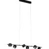 LED-riippuvalaisin Paulmann Puric Pane, Smart Home Zigbee 3.0, 6-osainen, musta