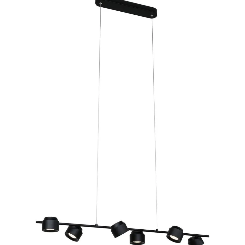 LED-riippuvalaisin Paulmann Puric Pane, Smart Home Zigbee 3.0, 6-osainen, musta