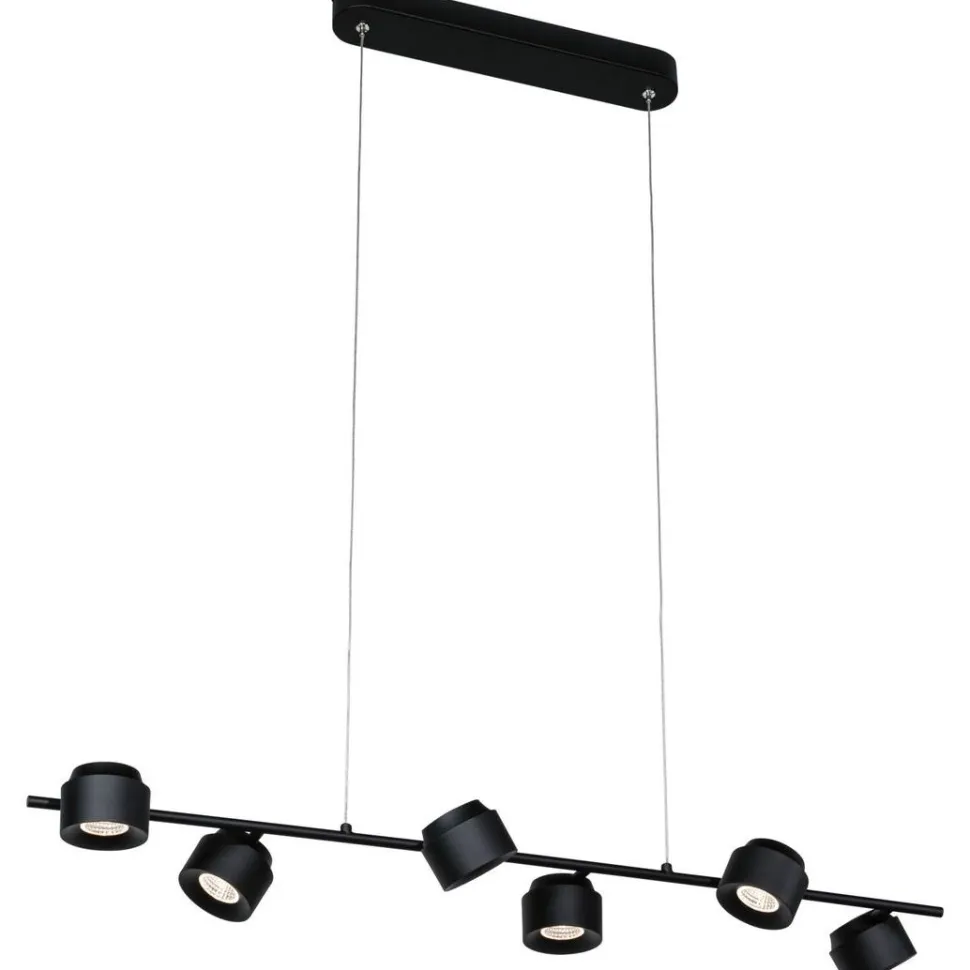 LED-riippuvalaisin Paulmann Puric Pane, Smart Home Zigbee 3.0, 6-osainen, musta