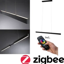 LED-riippuvalaisin Paulmann Aptare, Smart Home Zigbee 3.0, 2700K, himmennettävä, valkoinen