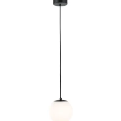 LED-riippuvalaisin Paulmann Gove, IP44, 9W, mattamusta