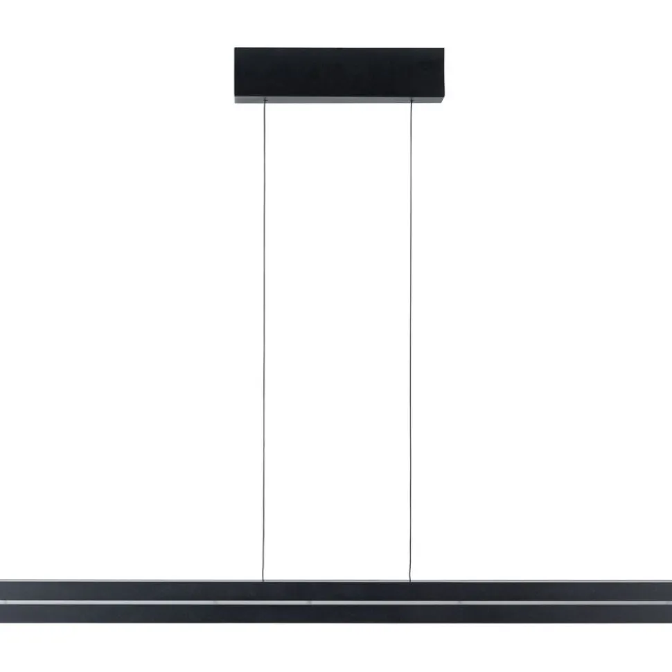 LED-riippuvalaisin Paulmann Raiko, RGBW+, himmennettävä, 2300lm/370lm, 19W/6W, musta