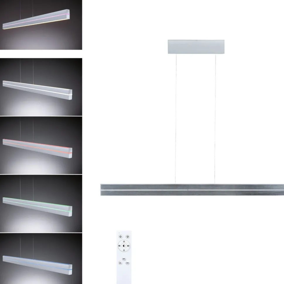 LED-riippuvalaisin Paulmann Raiko, RGBW+, himmennettävä, 2300lm/370lm, 19W/6W, musta