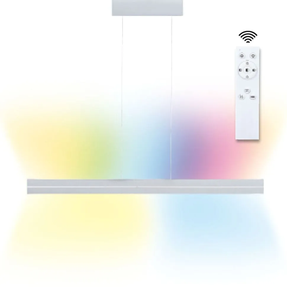 LED-riippuvalaisin Paulmann Raiko, RGBW+, himmennettävä, 2300lm/370lm, 19W/6W, musta